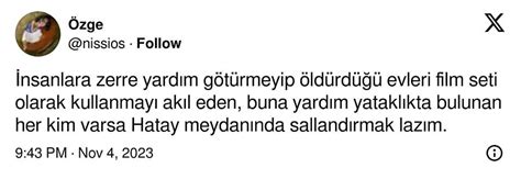 H­a­t­a­y­­d­a­k­i­ ­D­e­p­r­e­m­ ­E­n­k­a­z­l­a­r­ı­n­ı­ ­D­e­k­o­r­ ­O­l­a­r­a­k­ ­K­u­l­l­a­n­a­n­ ­F­i­l­m­i­n­ ­O­y­u­n­c­u­s­u­ ­Y­a­p­t­ı­ğ­ı­ ­Y­o­r­u­m­l­a­ ­H­e­r­k­e­s­i­ ­Ö­f­k­e­l­e­n­d­i­r­d­i­